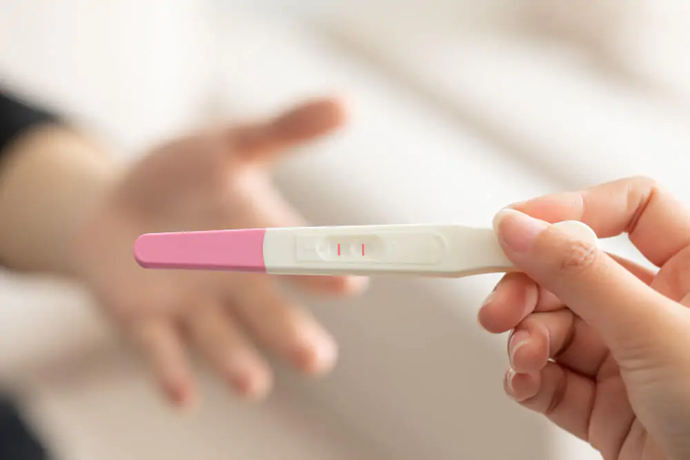 תוצאת בדיקת הריון חיובית